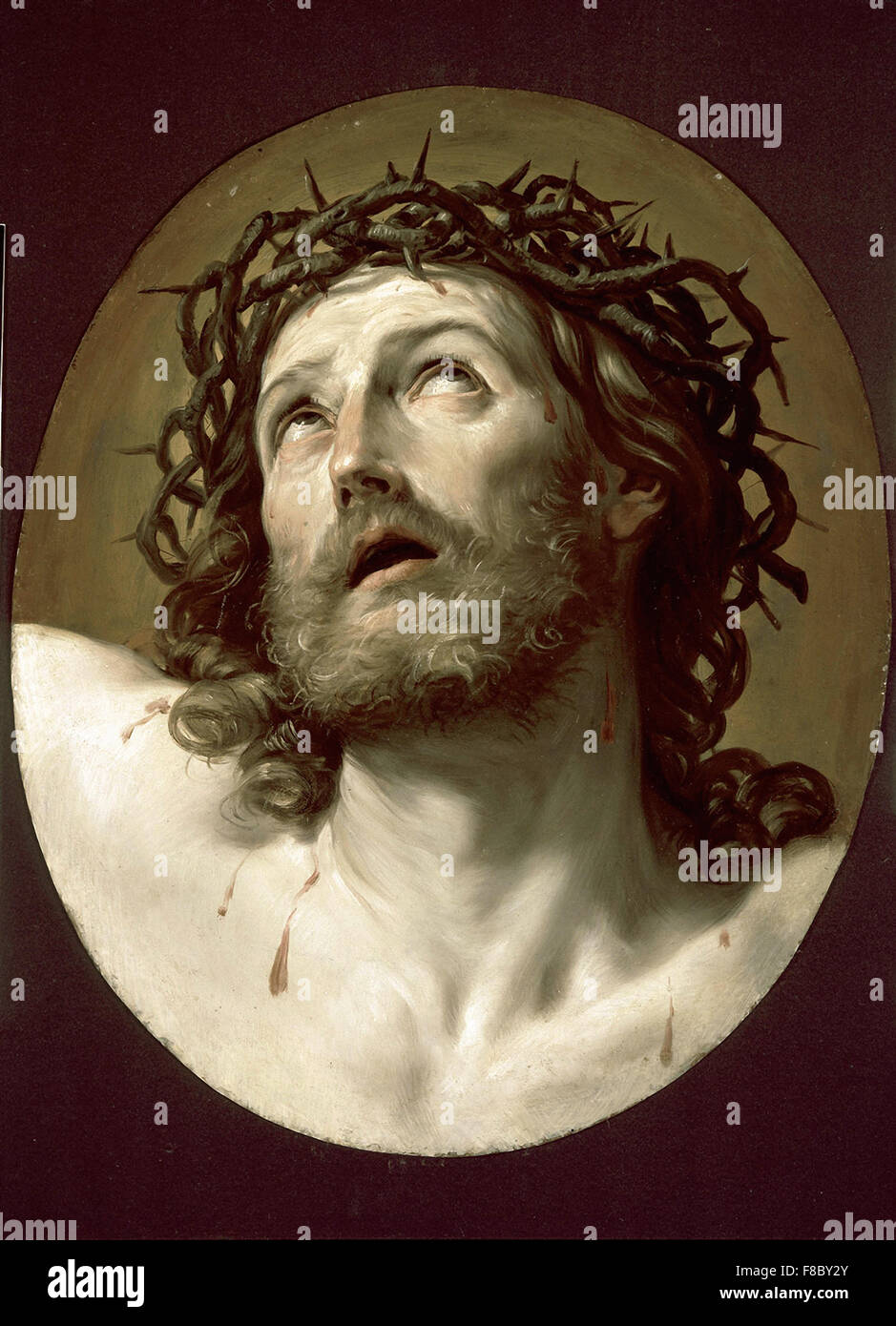 Guido Reni - Haupt Christi mit Dornen gekrönt Stockfoto