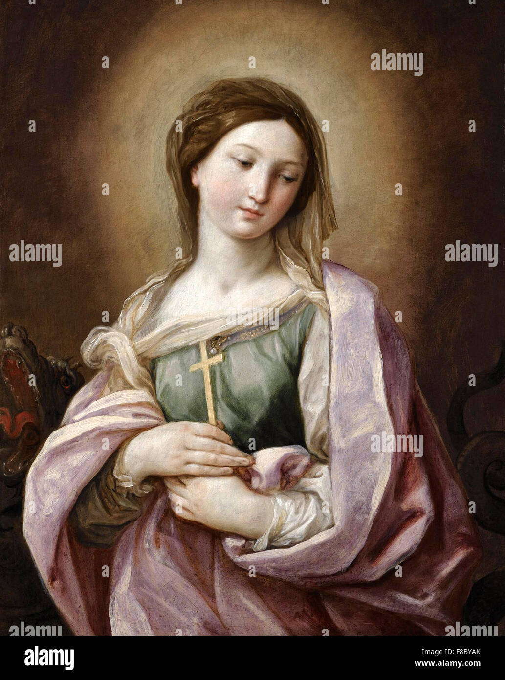 Guido Reni - Heiligen Margarete von Antiochia Stockfoto