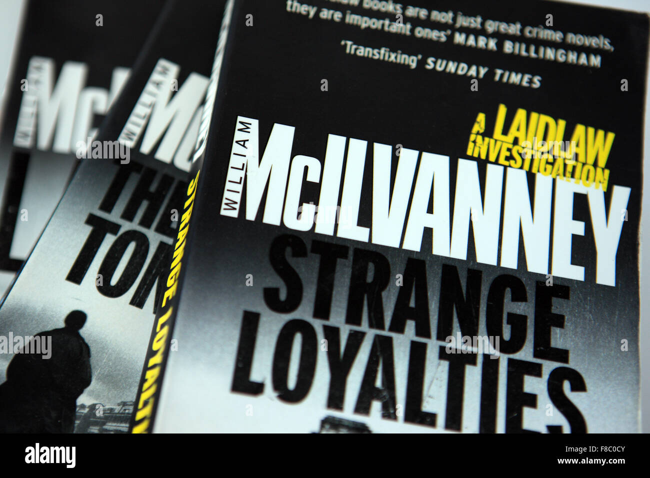 Romane von William McIlvanney, schottischer Schriftsteller, mit Inspector Jack Laidlaw Stockfoto