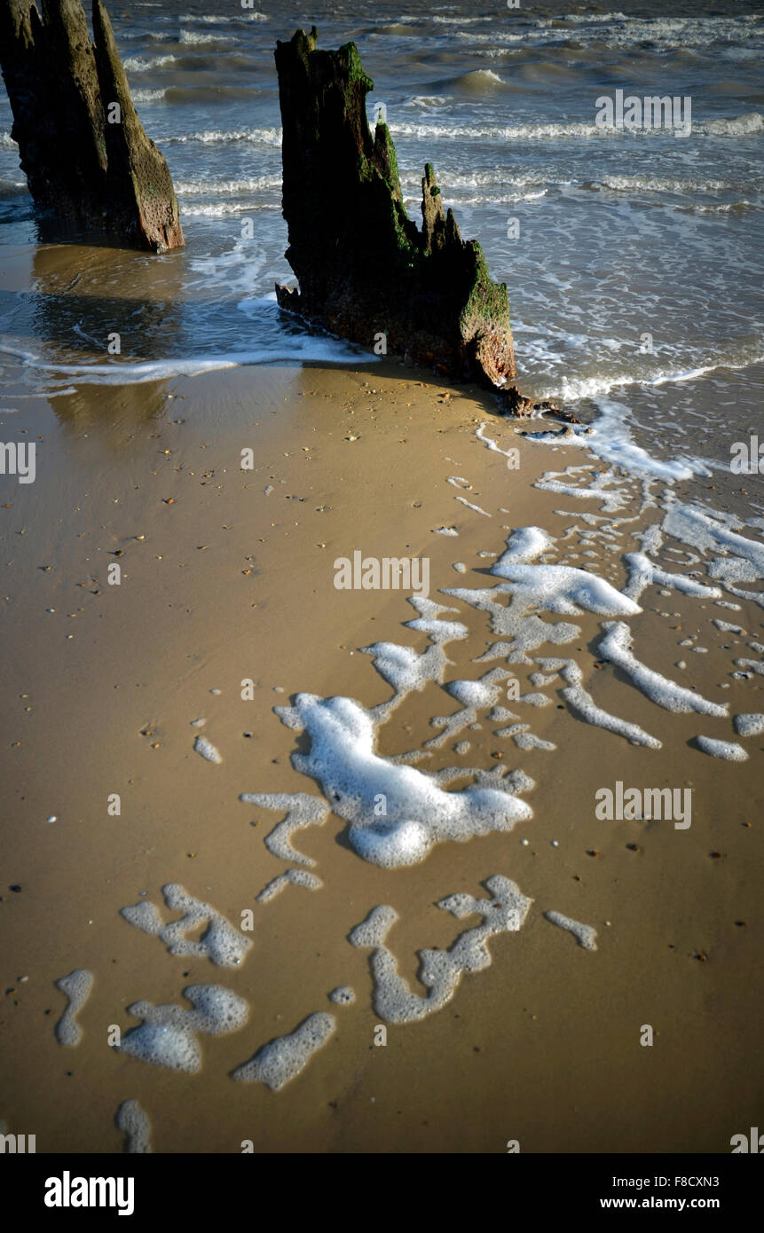 Schäumende Meer Stockfoto