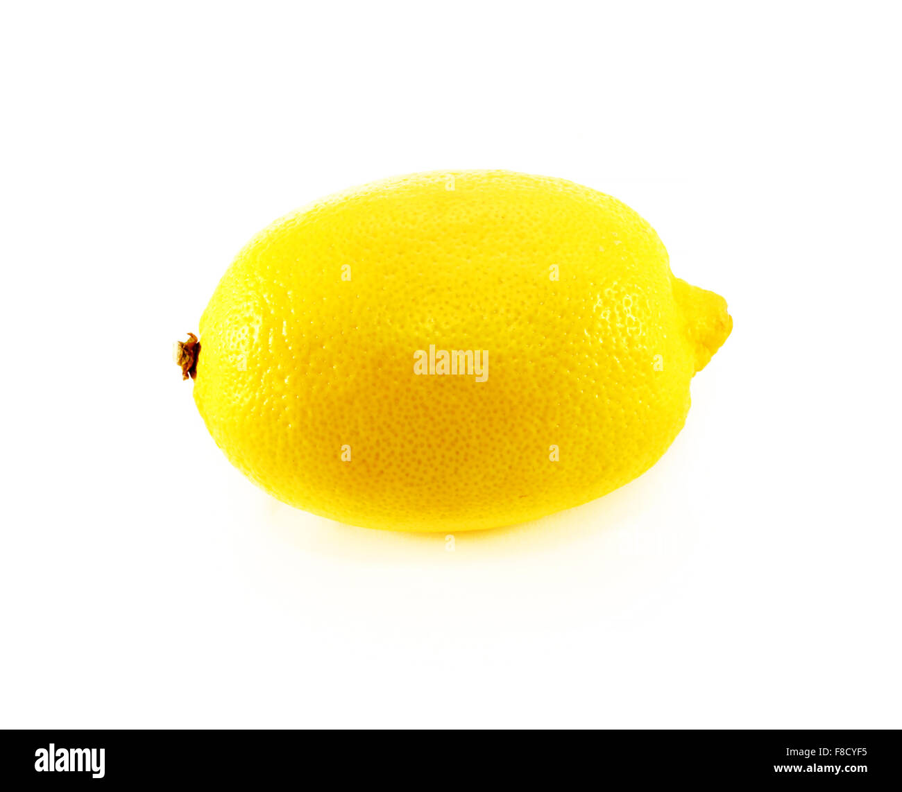 lecker Gemüse Zitrone fotografiert Closeup auf weißem Hintergrund Stockfoto