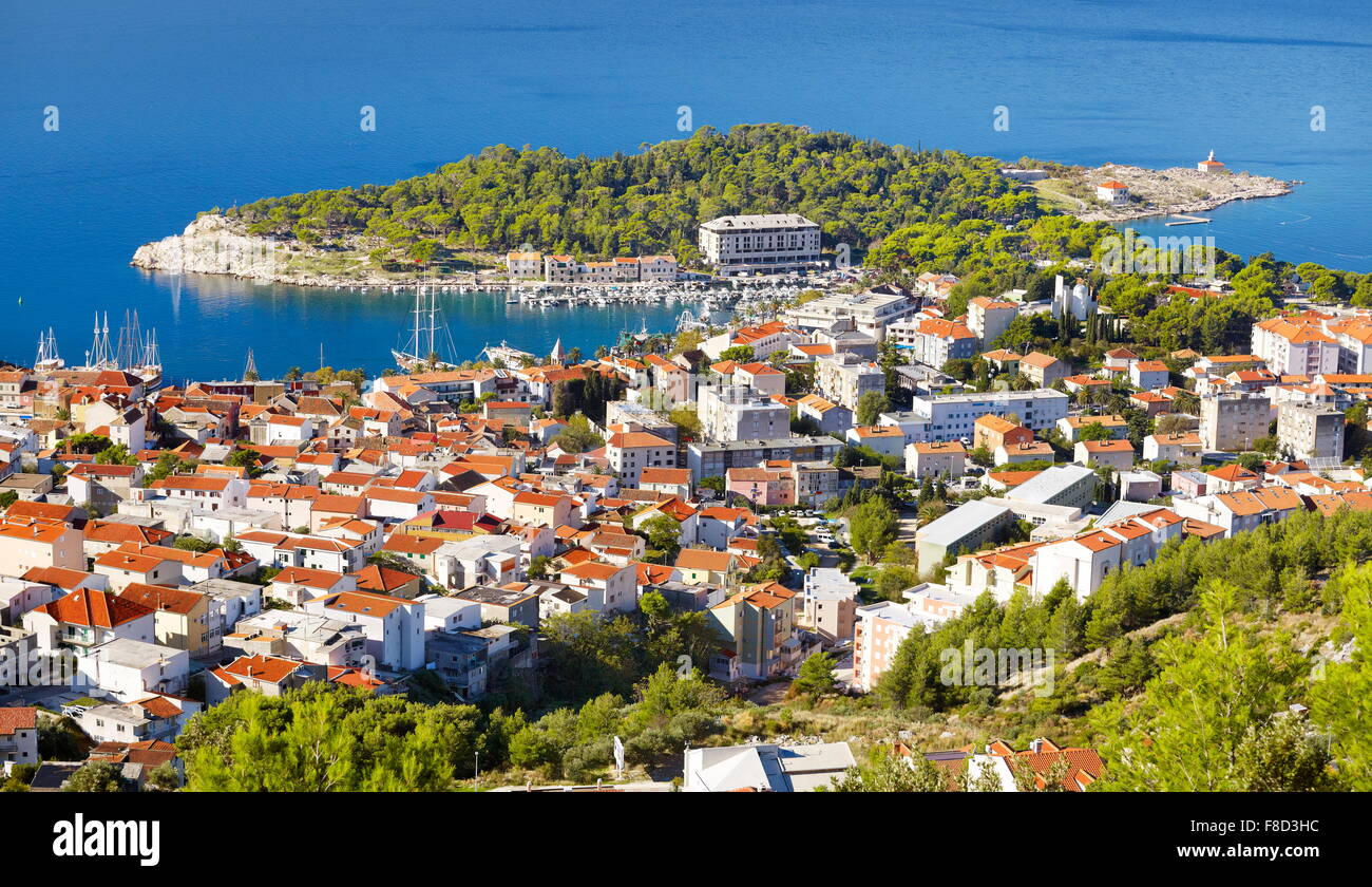 Makarska, Makarska Riviera - Kroatien Stockfoto