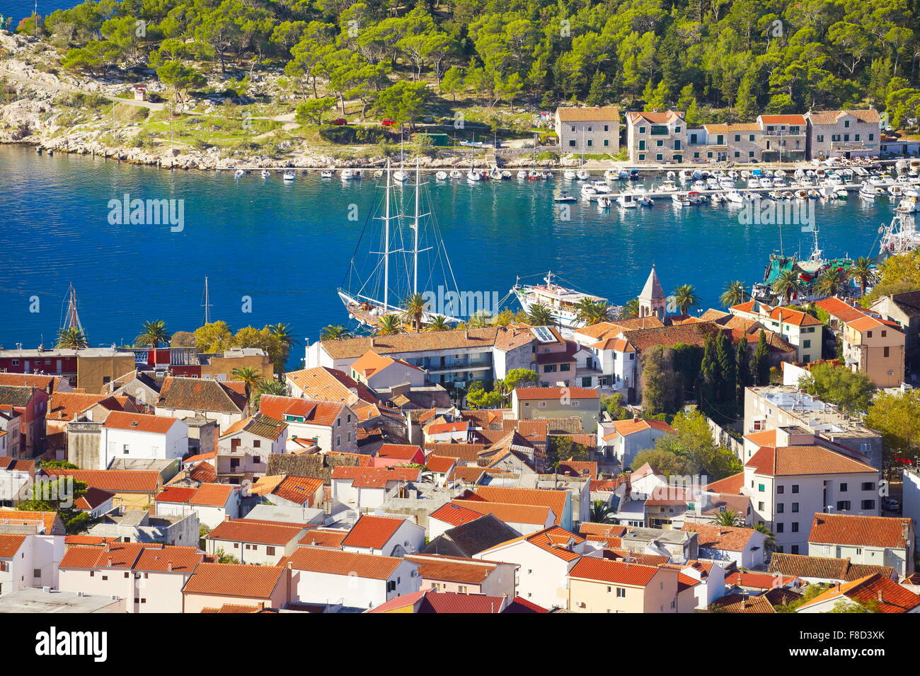 Makarska, Makarska Riviera - Kroatien Stockfoto
