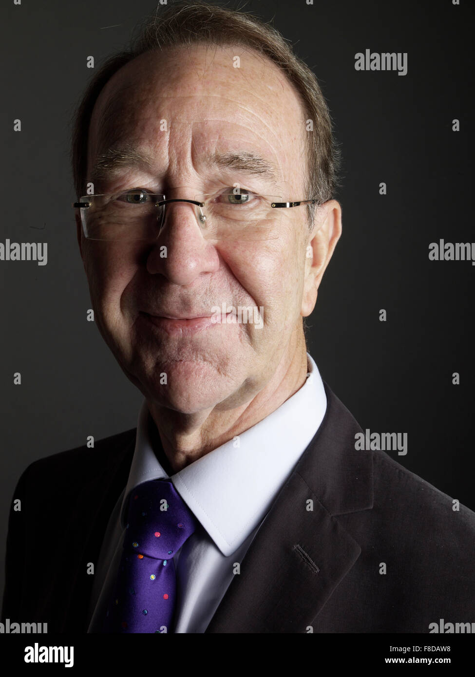 Sir Ian Kershaw am literarischen Oldie Mittagessen 12.08.15 Stockfoto