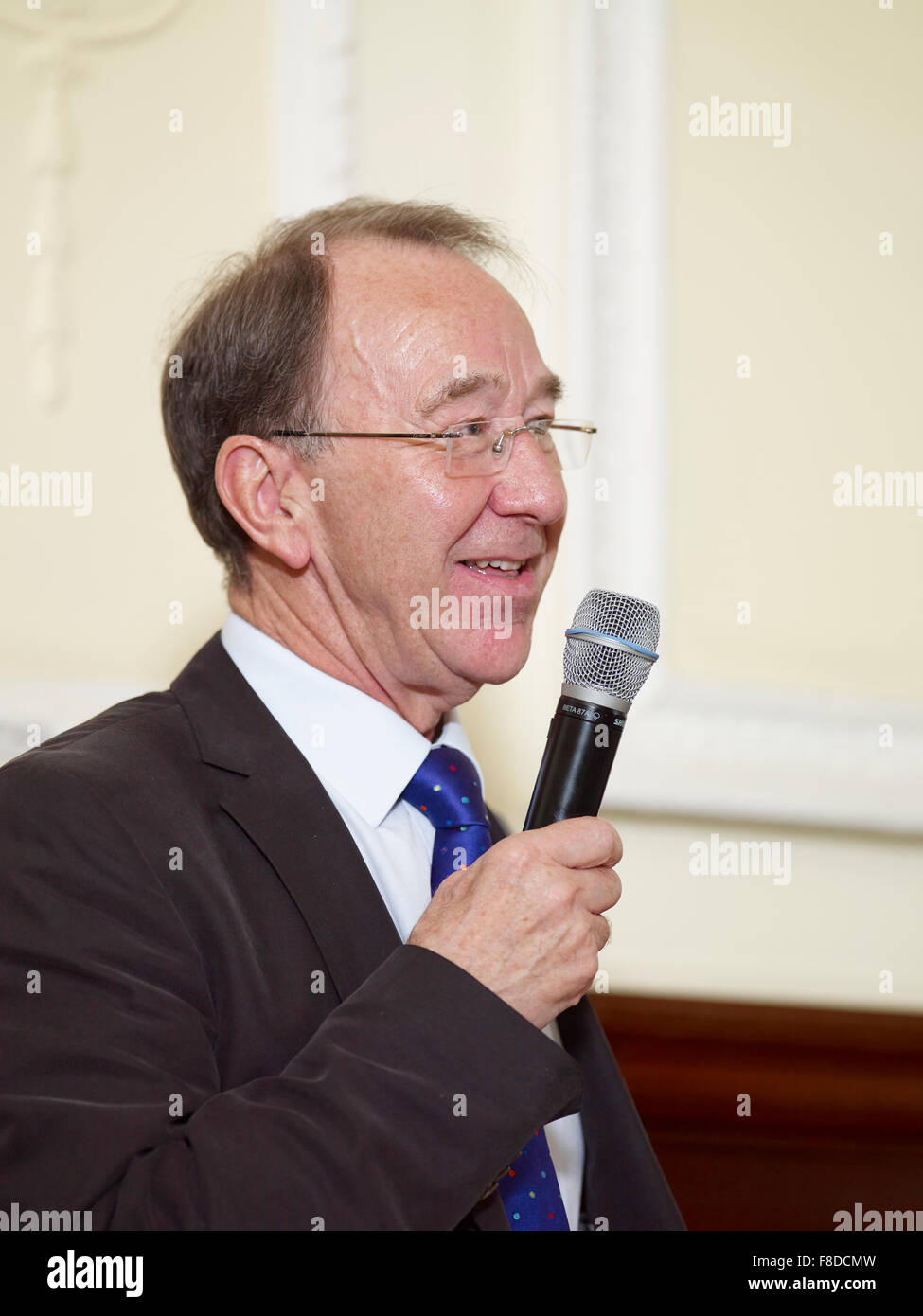 Sir Ian Kershaw am literarischen Oldie Mittagessen 12.08.15 Stockfoto