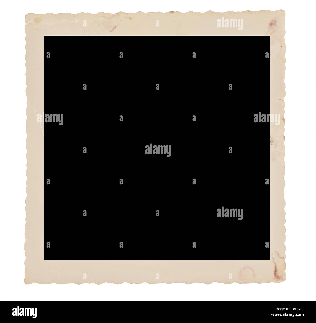 Schmutzige quadratischen Foto Grenze Stockfoto