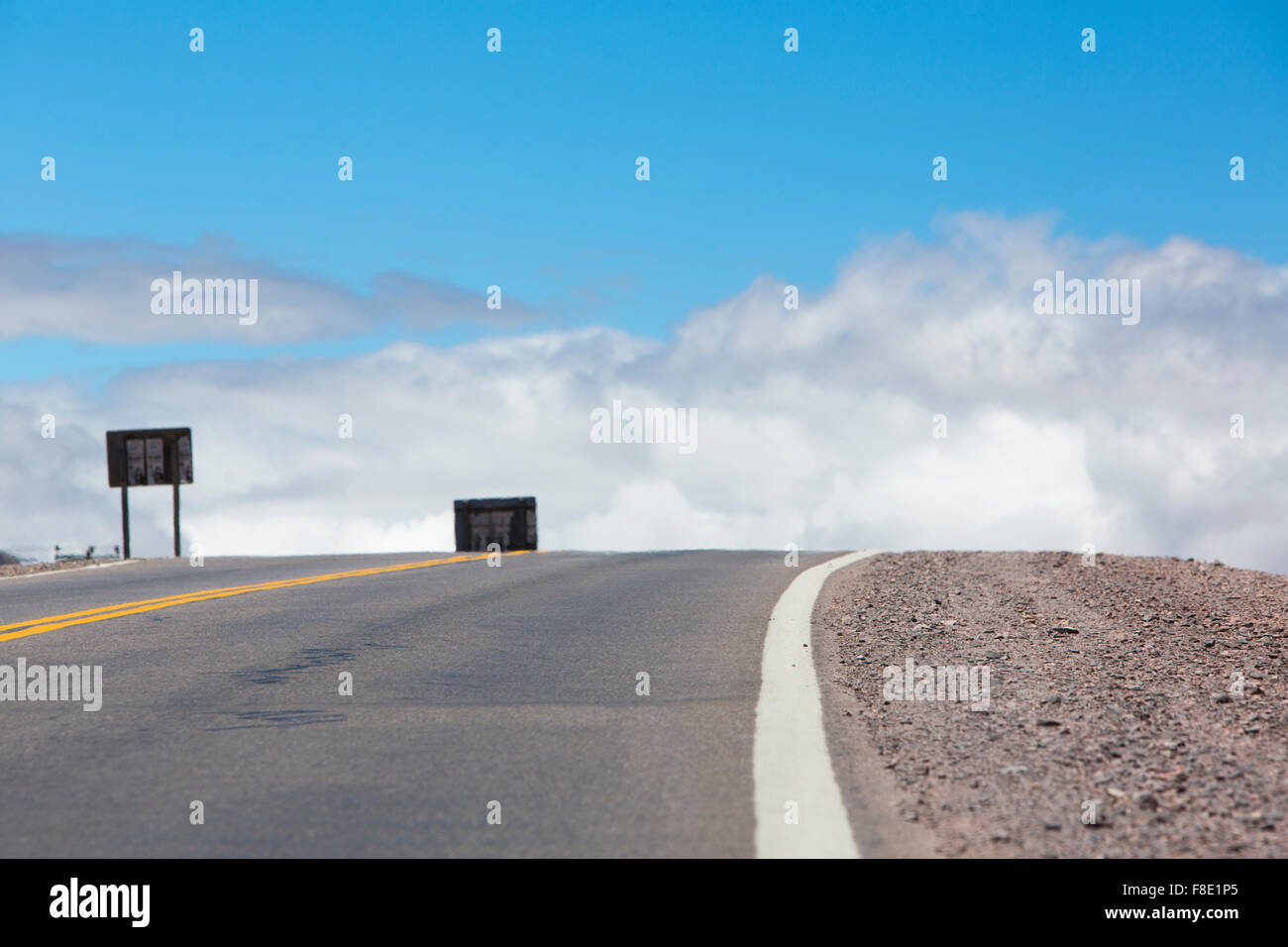 Nationalstraße 40 im Norden von Argentinien Stockfoto