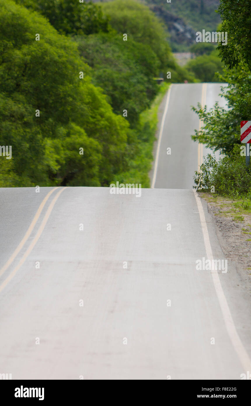 Nationalstraße 40 im Norden von Argentinien Stockfoto