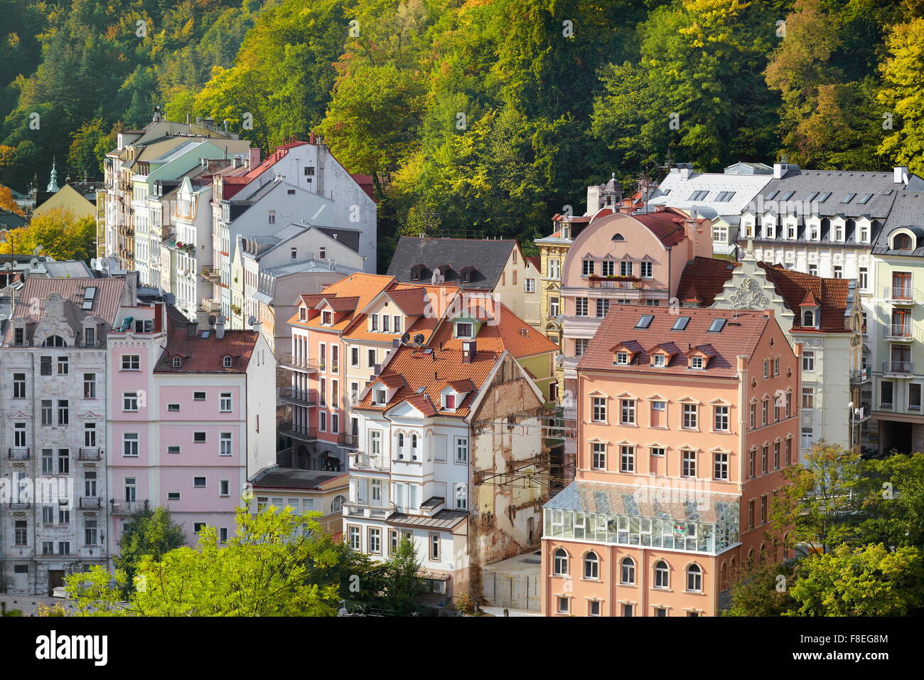 Karlovy Vary Spa, Tschechische Republik Stockfoto