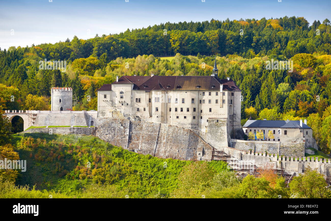 Schloss Cesky Sternberk, Tschechische Republik, Europa Stockfoto