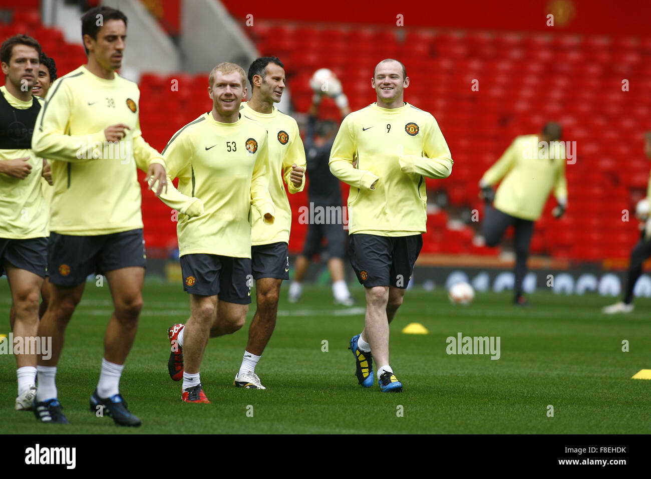 Bild von Chris Bull Michael Owen, Gary Neville, Paul Scholes, Ryan