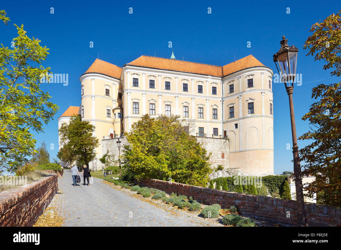 Schloss Mikulov, Tschechien, Europa Stockfoto