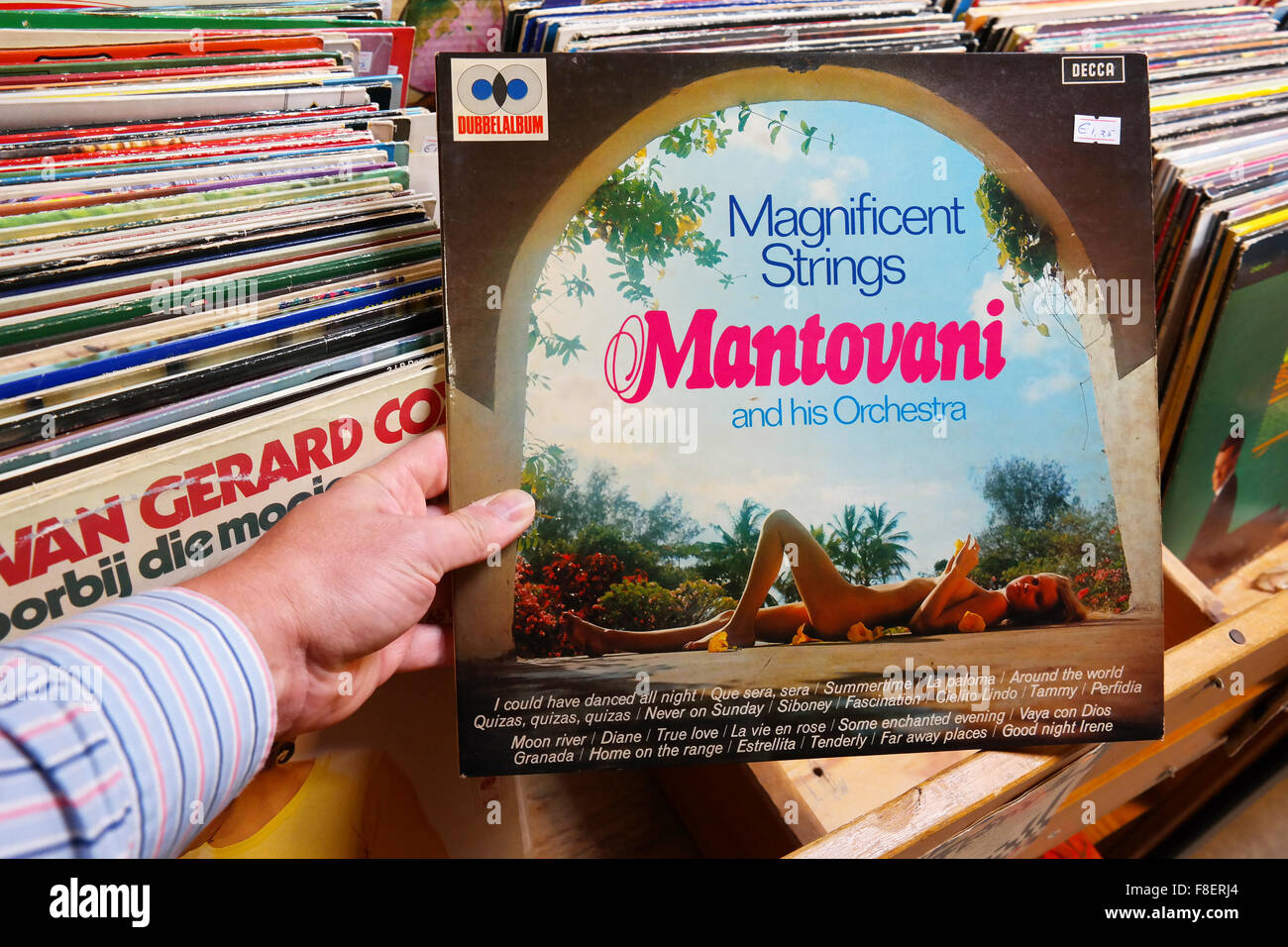 Mantovani und sein Orchester: herrliche Saiten Stockfoto