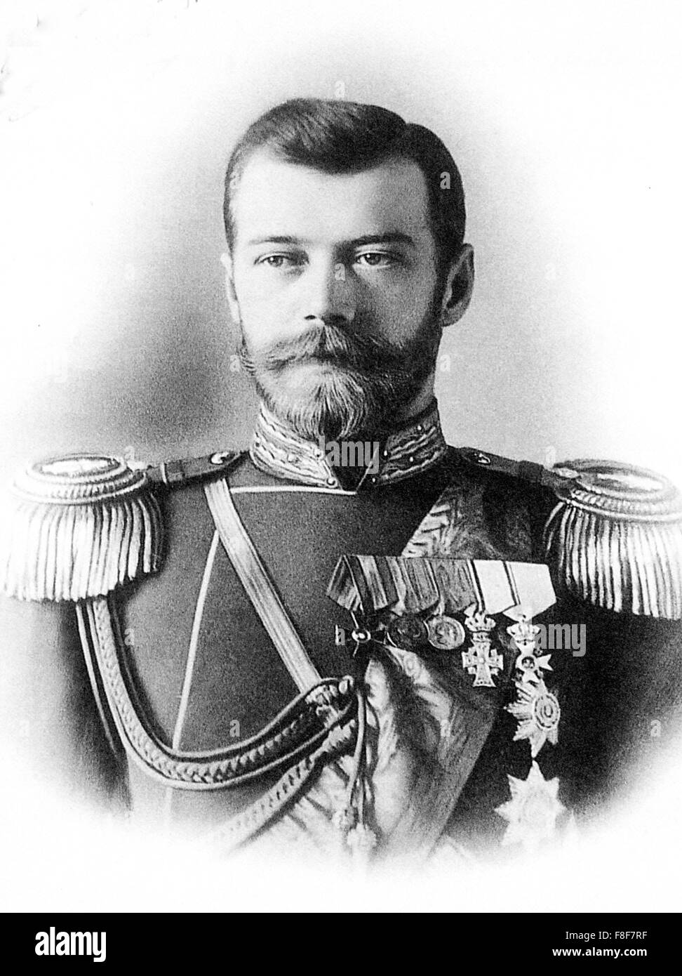 ZAR NIKOLAUS II VON RUSSLAND (1868-1917) Stockfoto