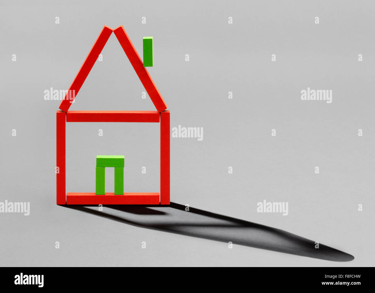 Home: Konzept. Stockfoto