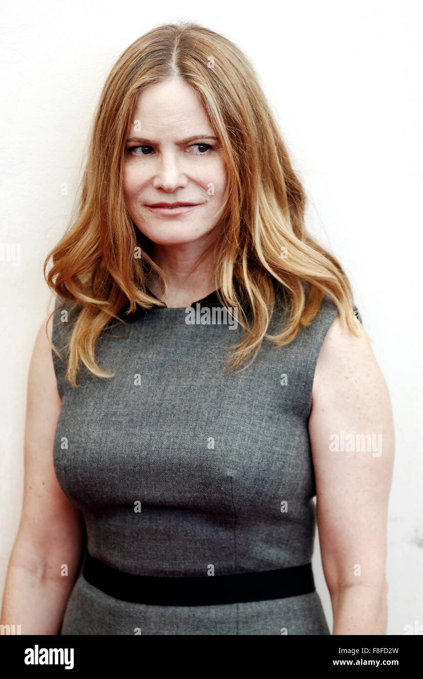 Venedig, Italien - SEPTEMBER 6: Jennifer Jason Leigh besucht den Fototermin von "Anomalisa" während des 72. Venedig Film-Festival am Stockfoto