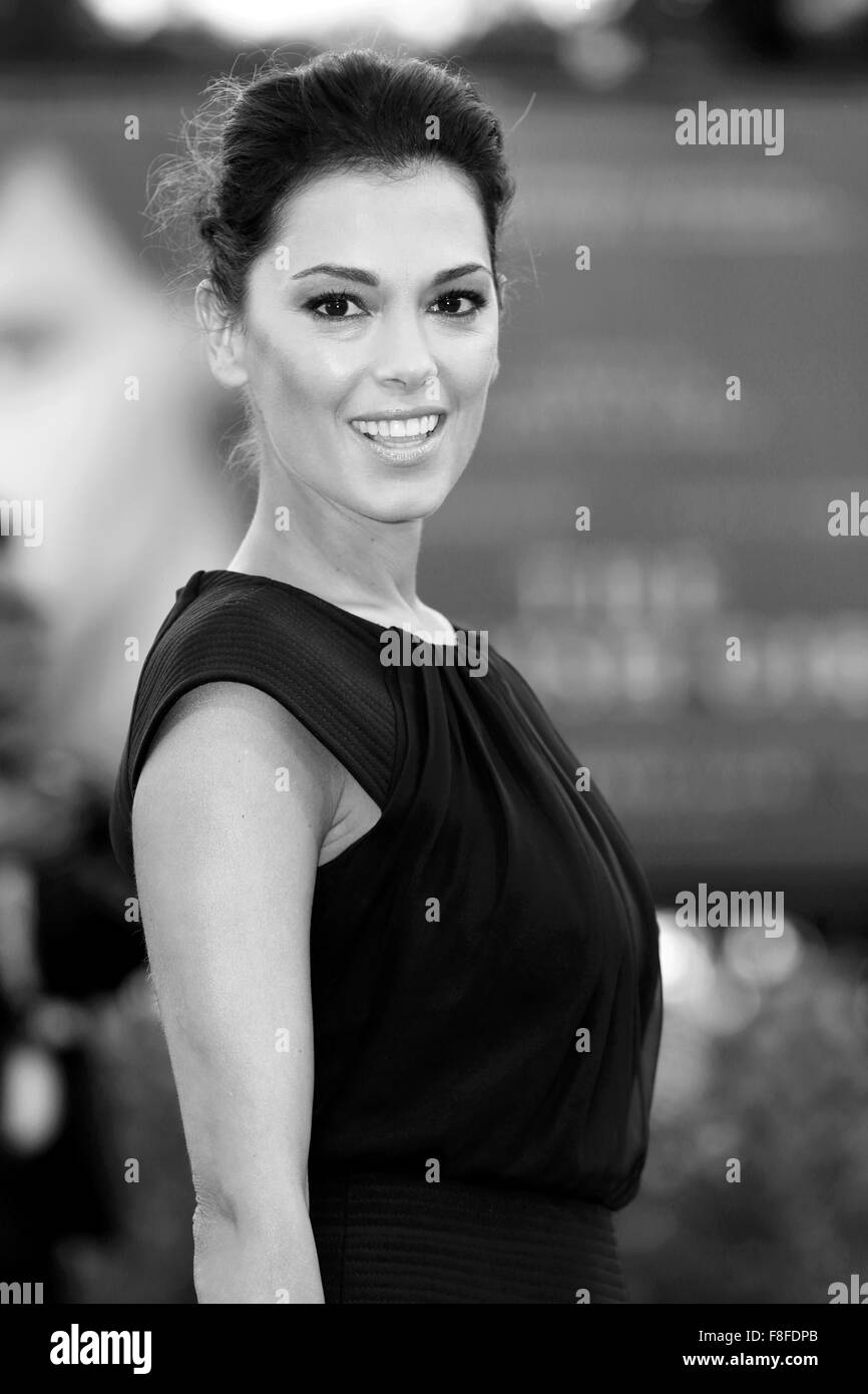 Venedig, Italien - SEPTEMBER 6: Giorgia Surina besucht die Premiere von "A bigger Splash" während des 72. Venedig Film Festival Stockfoto