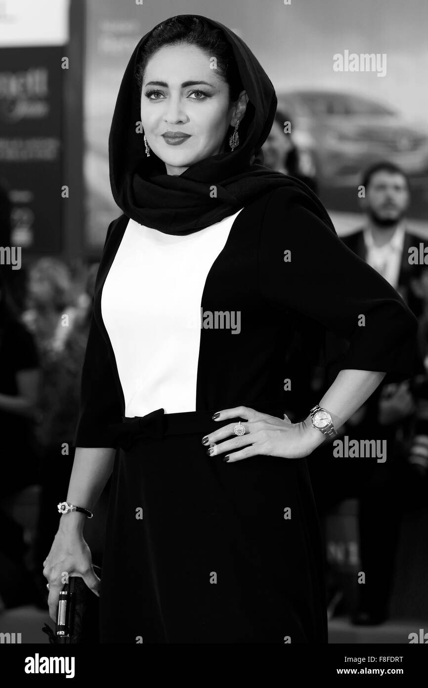 Venedig, Italien - SEPTEMBER 12: Niki Karimi besucht die Abschlussfeier im 72. Filmfestival von Venedig am 12. September Stockfoto
