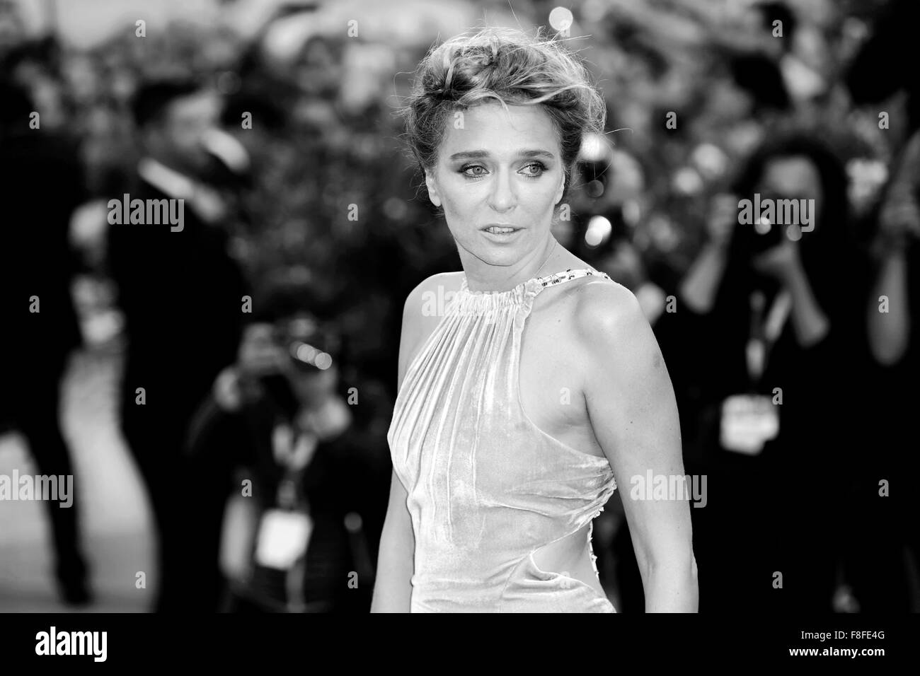 Venedig, Italien - SEPTEMBER 11: Valeria Golino besucht die Premiere von "Pro Amor Vostro" während des 72. Venedig Film Festival Stockfoto