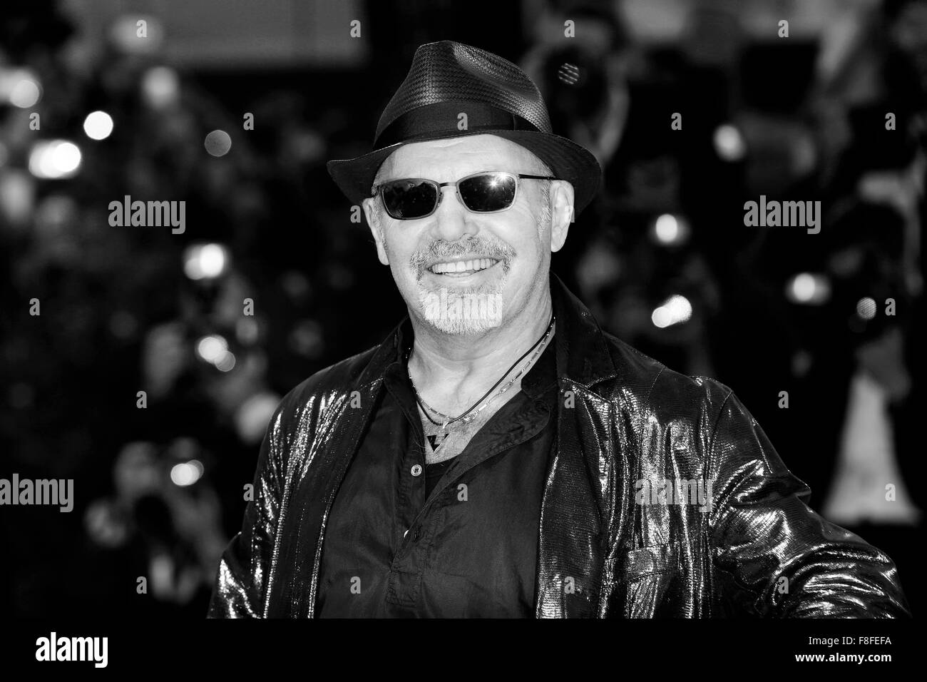 Venedig, Italien - SEPTEMBER 11: Vasco Rossi besucht die Premiere von "Il Decalogo Di Vasco" während des 72. Venedig Film Festival Stockfoto