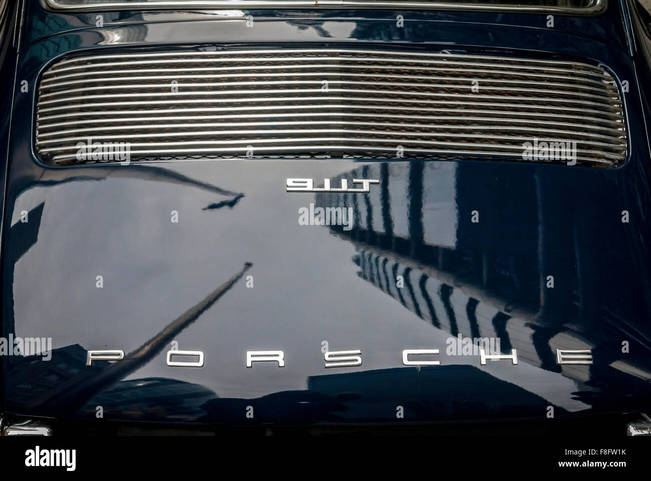 Porsche 911-Sportwagen-Abzeichen Stockfoto