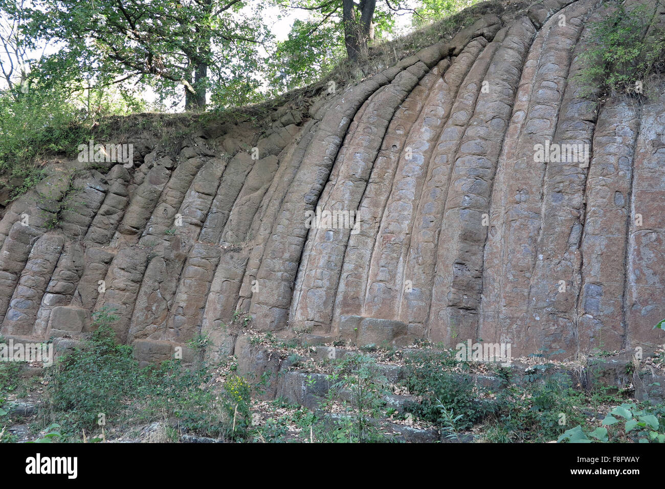 Konojedy Rock Brote - bizarre Felsformation Stockfoto