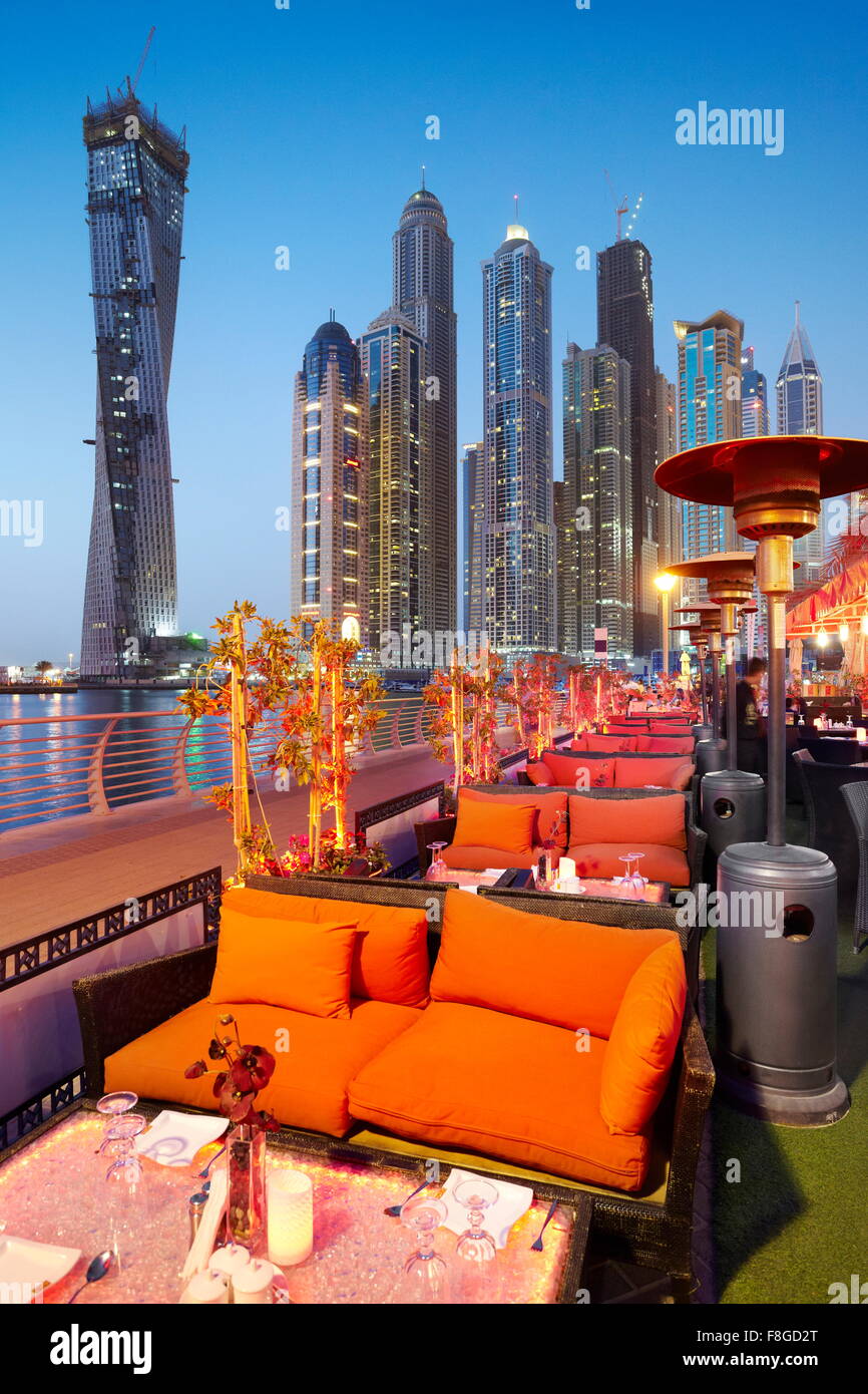 Dubai - Marina, Vereinigte Arabische Emirate Stockfoto