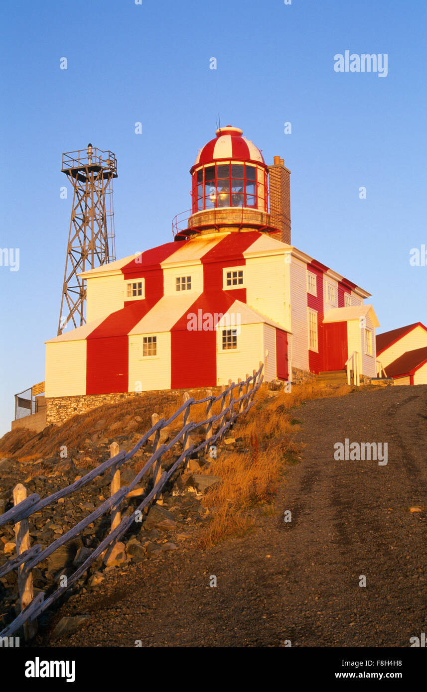 Cape Bona Vista Leuchtturm, Neufundland, Kanada Stockfoto