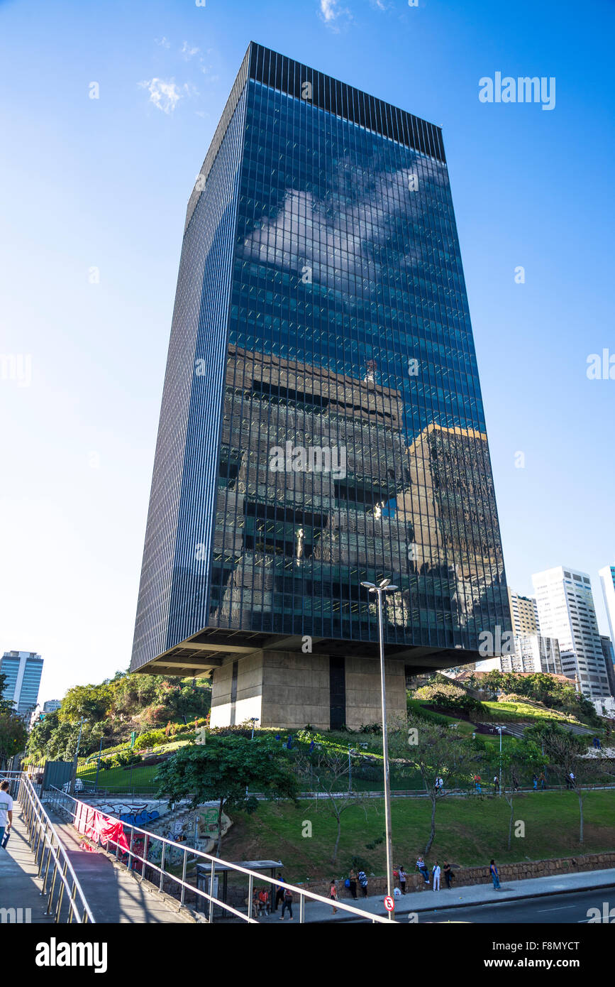 BNDES Gebäude, brasilianische Entwicklungsbank, Largo da Carioca, Rio De Janeiro, Brasilien Stockfoto