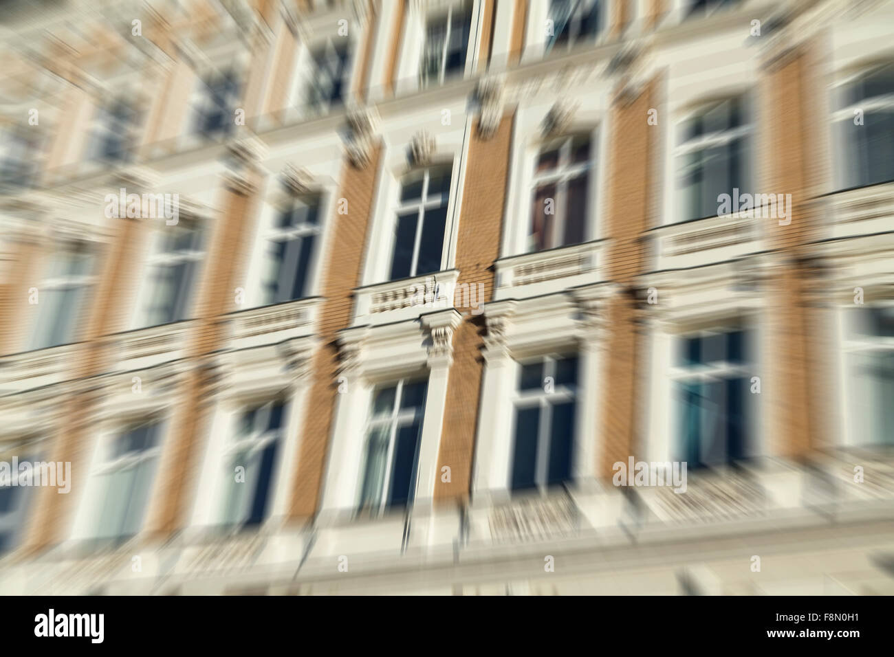 Altbau in Berlin (verschwommenen Effekt) Stockfoto