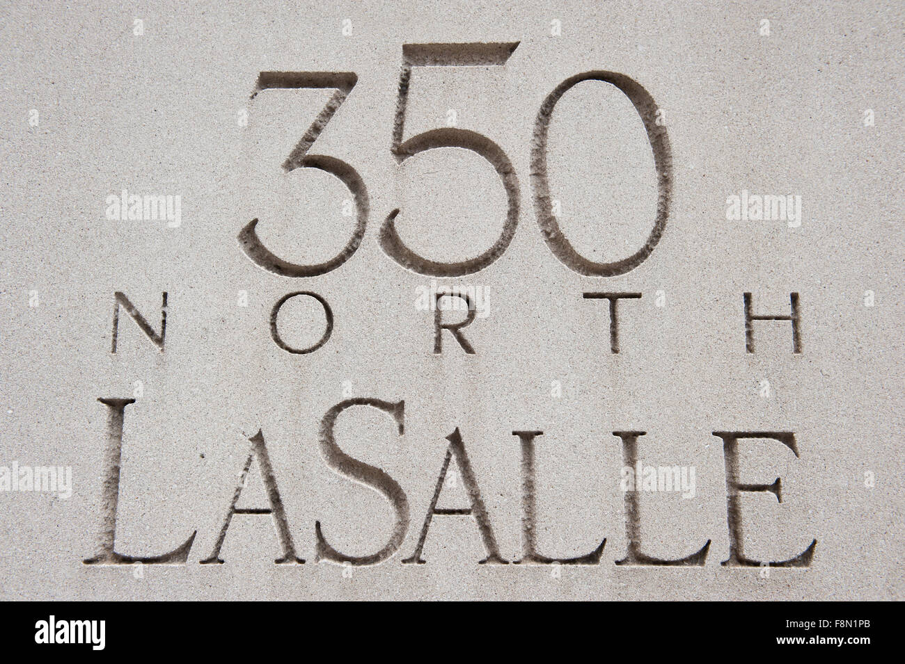 North LaSalle Street Stockfoto