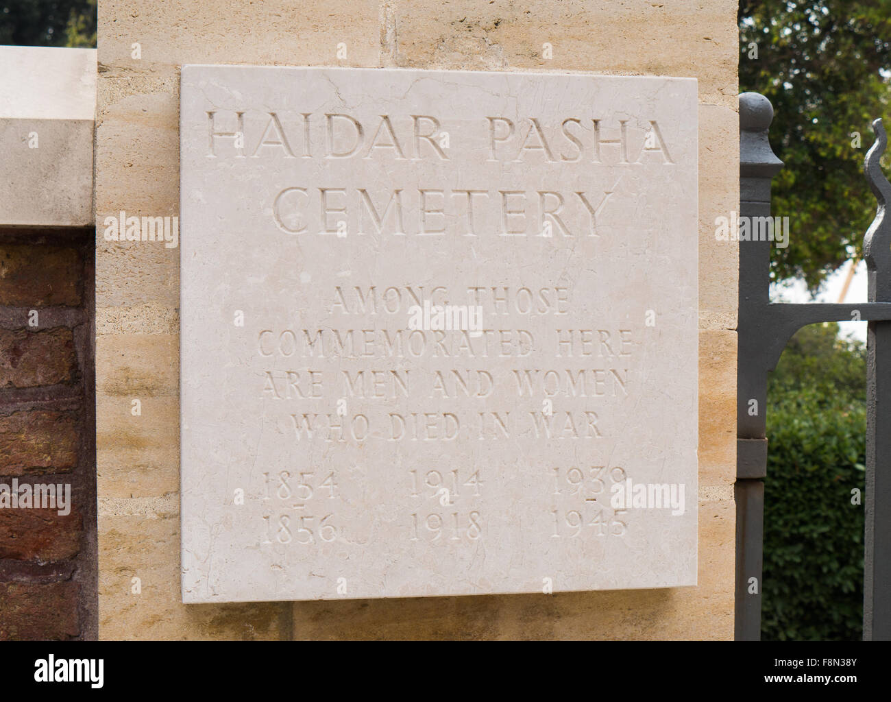 Haidar Pascha Friedhof in Istanbul Türkei Stockfoto