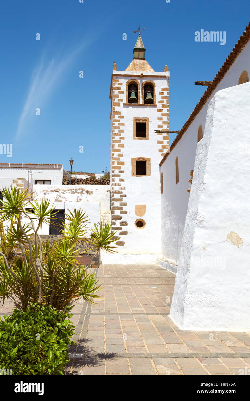 Insel Fuerteventura, Betancuria - Kathedrale von Santa Maria de Betancuria, Old Town, Spanien, Kanarische Inseln Stockfoto