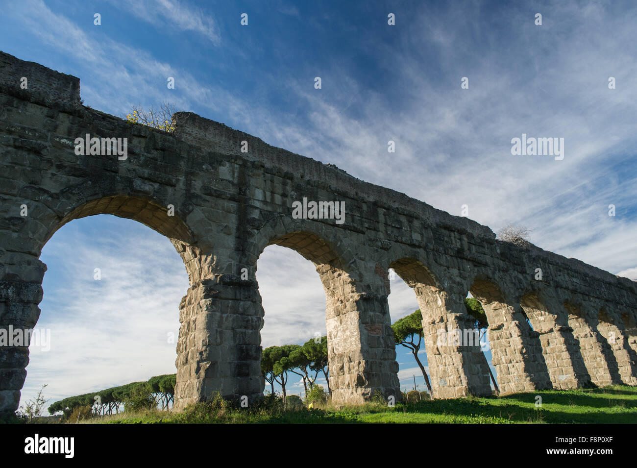 Römische Aquädukte Park, Rom, Latium, Italien Stockfoto