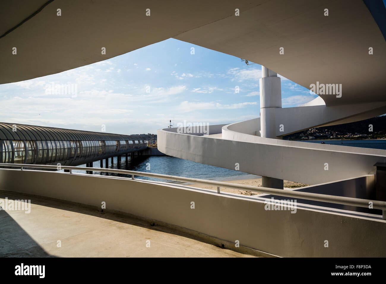 Wasserstraßen der Charitas Bahnhof, Niteroi, Rio De Janeiro, Brasilien Stockfoto