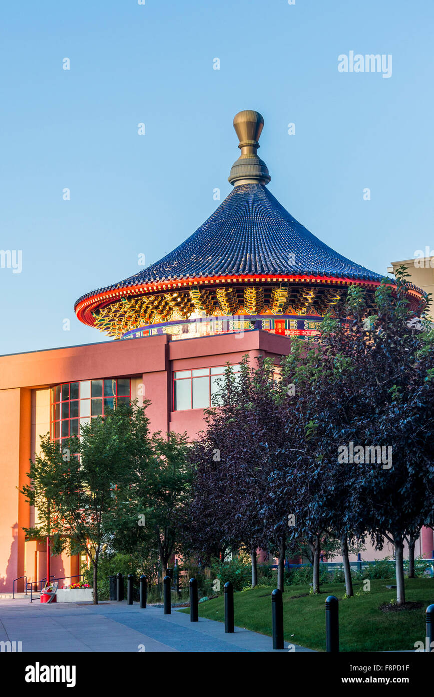 Chinesisches Kulturzentrum, Calgary, Alberta, Kanada Stockfoto