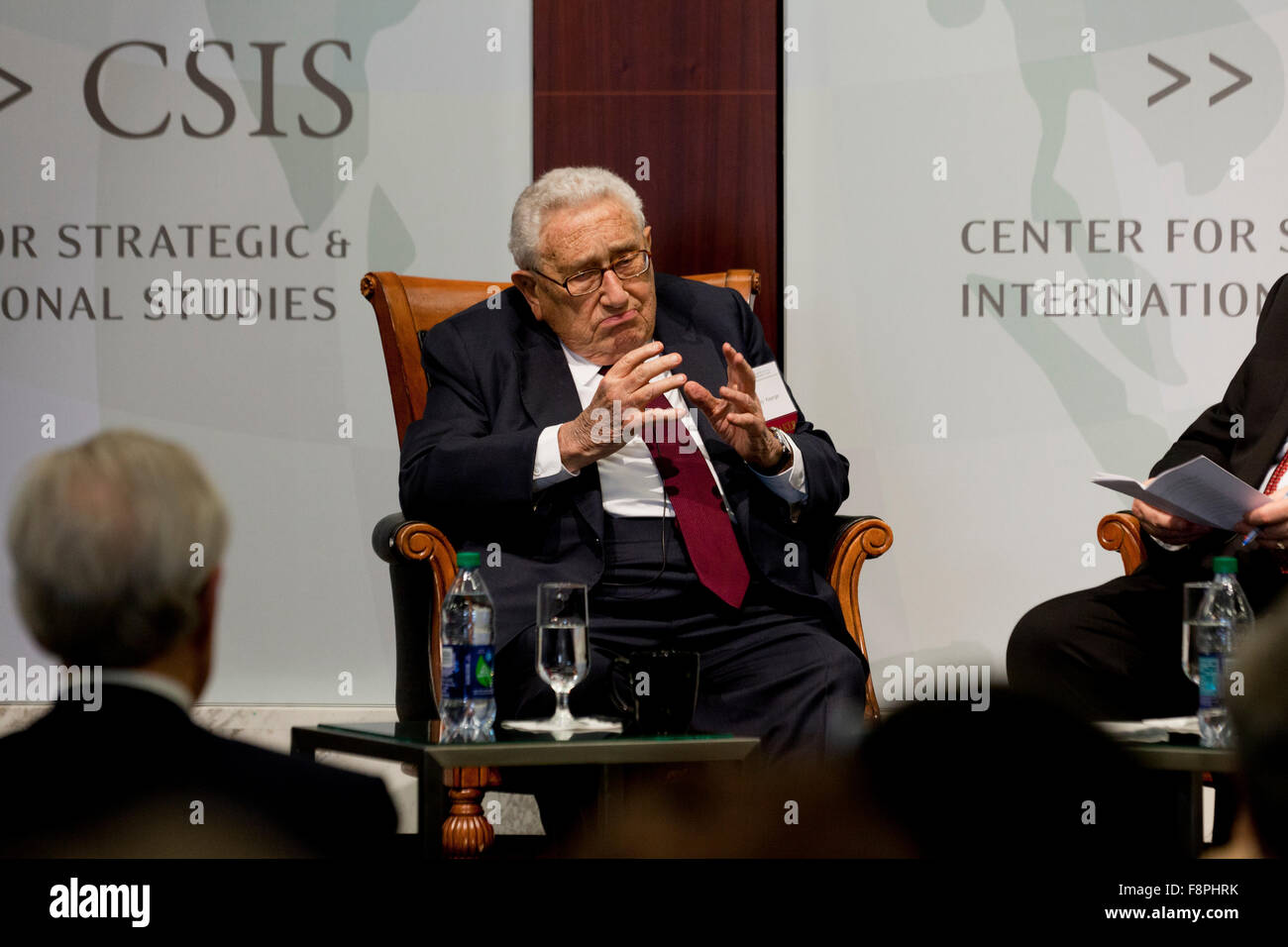 Henry Kissinger anlässlich Zentrum für strategische und internationale Studien - Washington, DC USA Stockfoto