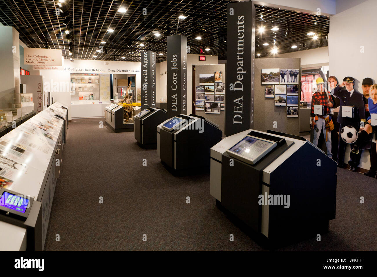 DEA (Drug Enforcement Agency) Museum und Besucherzentrum - Arlington, Virginia, Vereinigte Staaten Stockfoto