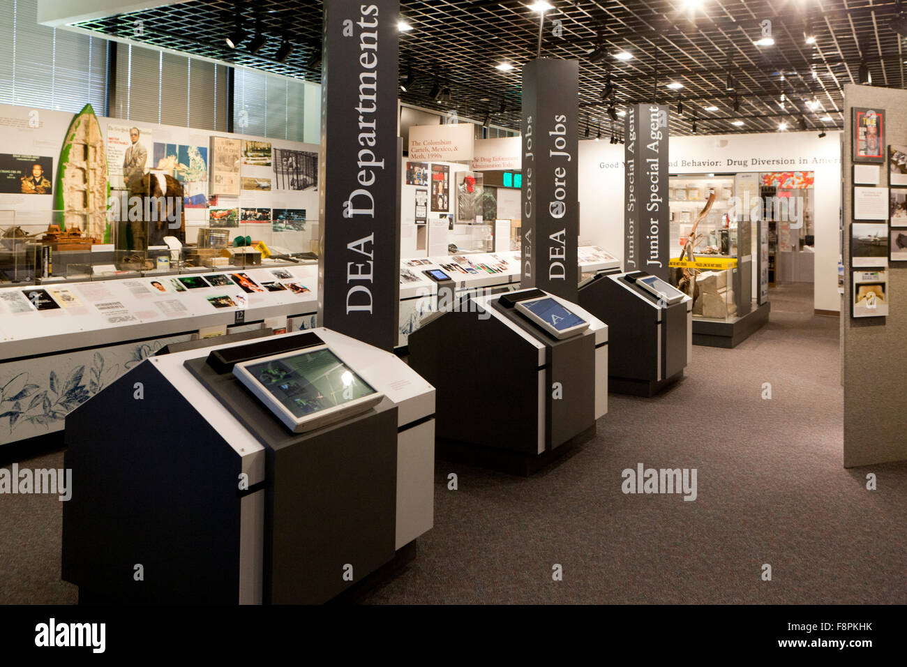 DEA (Drug Enforcement Agency) Museum und Besucherzentrum - Arlington, Virginia, Vereinigte Staaten Stockfoto