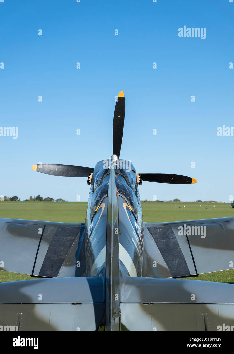 Der Grace Spitfire ML407 Mark IX Einzelsitz fighter Stockfoto