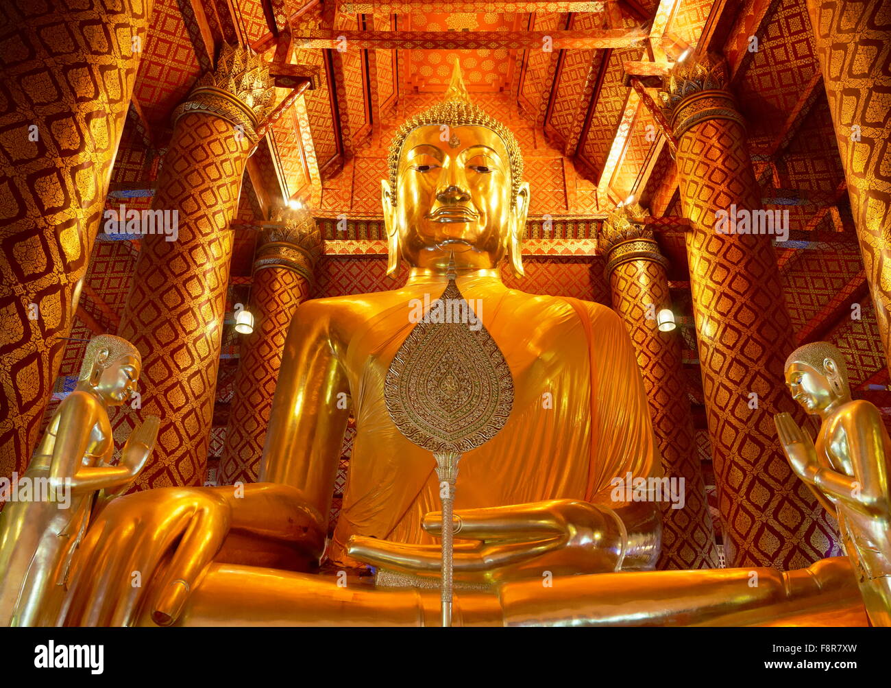 Thailand - Ayutthaya, Wat Phanan Cheong Tempel Stockfoto