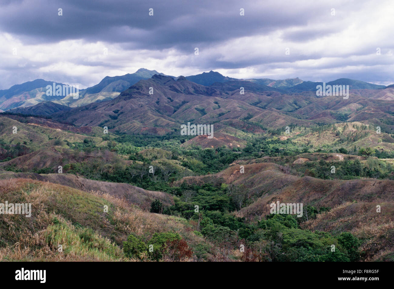 Querformat Ansicht, Fidschi-Inseln, Nausori-Hochland, Viti Levu Stockfoto