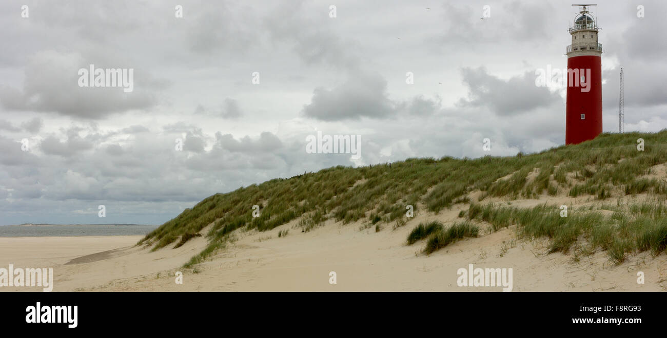 Leuchtturm von Texel, De Cocksdorp, Niederlande Stockfoto