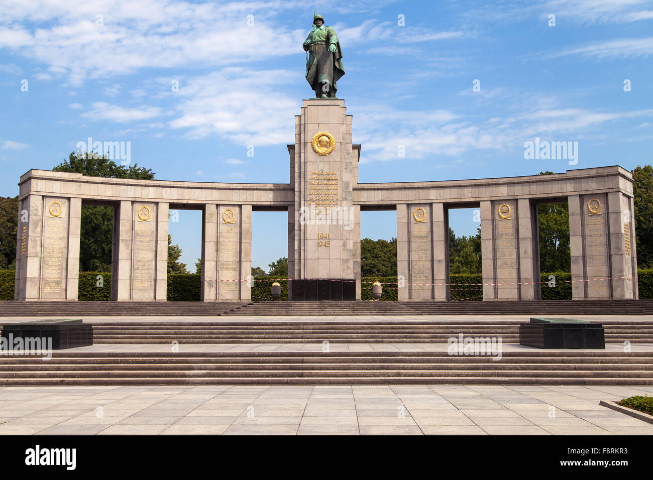 Sowjetisches Ehrenmal in Berlin, Deutschland. Stockfoto