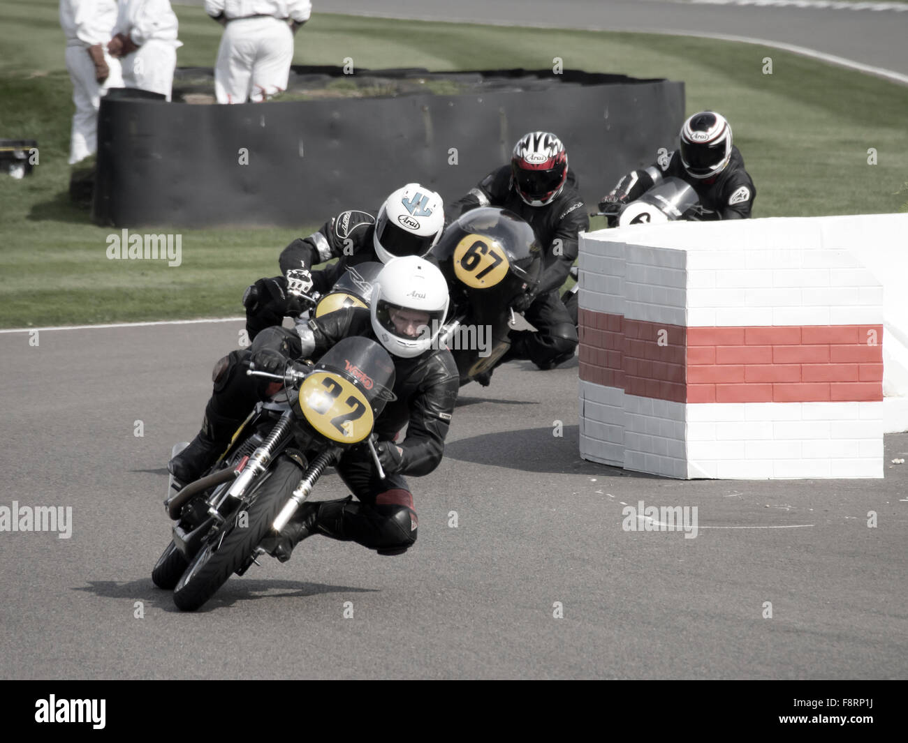 Beim Goodwood Revival 2015 Stockfoto