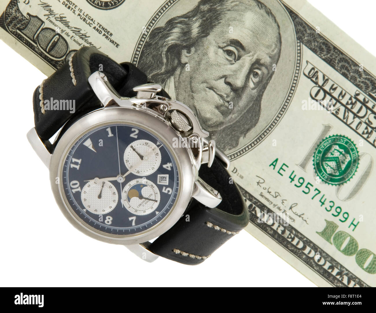 Zeit ist Geld Stockfoto