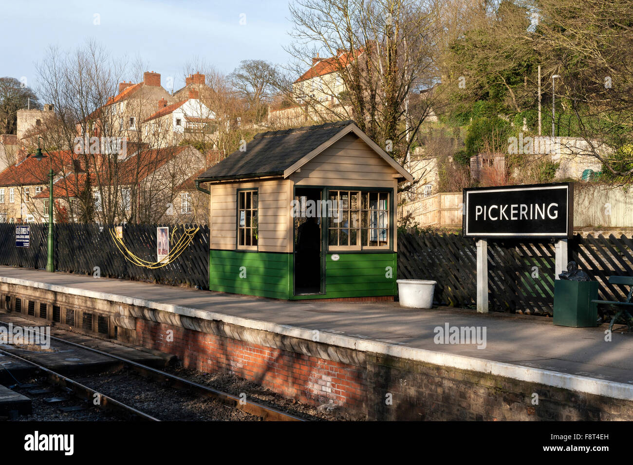 Pickering-Bahnhof Stockfoto