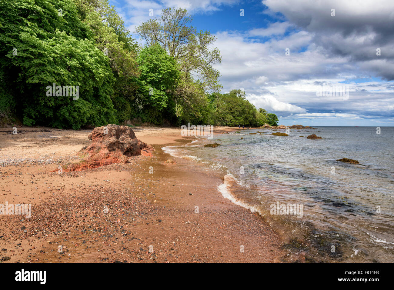 Rosemarkie Strand an einem herrlichen Sommernachmittag Stockfoto