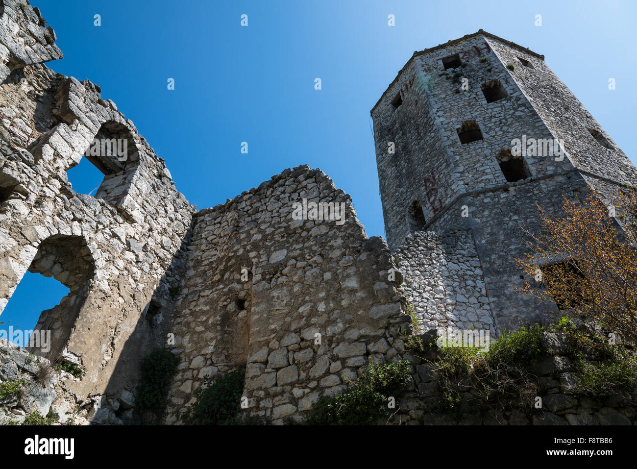 Die Burg von Pocitelj, Bosnien und Herzegowina Stockfoto