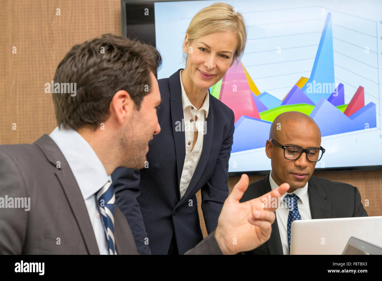 Business-Leute treffen Stockfoto